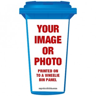 Your Image/ Photo On A Wheelie Bin Sticker Panel